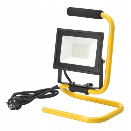 Lampa robocza przenośna LED o mocy 30W Statyw IP65 2550lm barwa biała 4000k