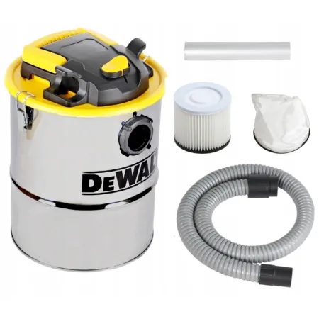 ODKURZACZ KOMINKOWY POPIOŁU DeWalt DXV15A 15L FILTR HEPA DO KOMINKA GRILLA