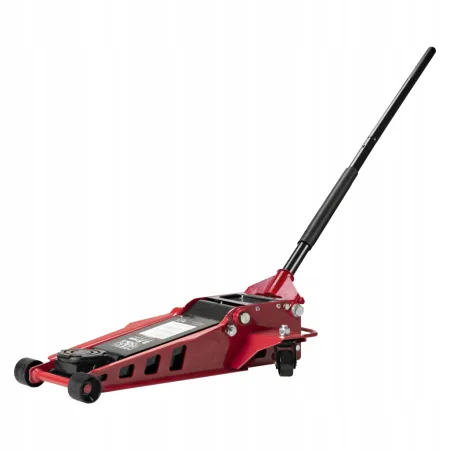 Niskoprofilowy podnośnik garażowy Meec Tools 2,5t, 75-510mm, podwójne tłoki