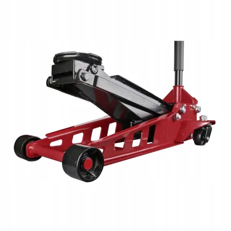 Niskoprofilowy podnośnik garażowy Meec Tools 2,5t, 75-510mm, podwójne tłoki