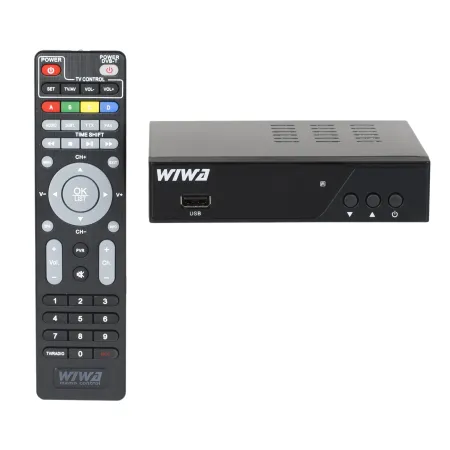 Tuner Dekoder DVB-T2 HEVC H.265 HD HDMI USB Pilot TV Naziemna Nagrywanie