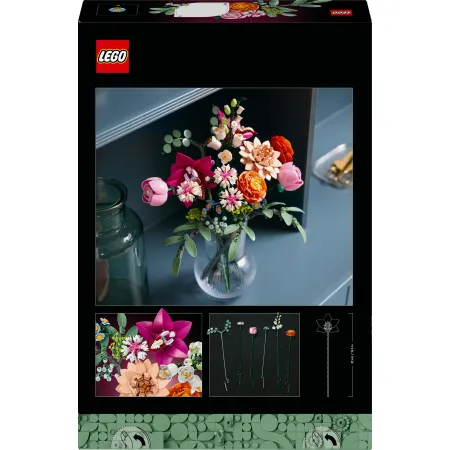 LEGO BOTANICAL 10342 Bukiet Różowych Kwiatów Zestaw Prezent na Walentynki