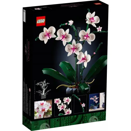LEGO Creator Expert Orchidea Botanical w doniczce Prezent na Walentynki