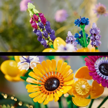 LEGO ICONS Botanicals Bukiet Kwiatów Łąkowych 10313 Prezent na Walentynki