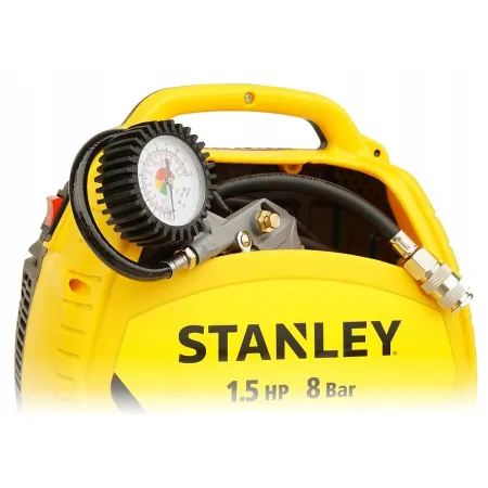 ZESTAW Kompresor STANLEY AIR KIT 8 Bar 180 l/min Bezolejowy Bezzbiornikowy