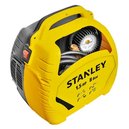 ZESTAW Kompresor STANLEY AIR KIT 8 Bar 180 l/min Bezolejowy Bezzbiornikowy