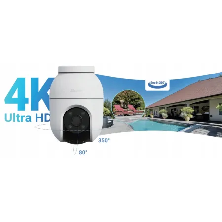 Kamera WiFi EZVIZ 8MPX C8c 4K Obrotowa Zewnętrzna Detekcja AI Śledzenie