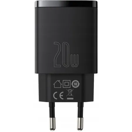 ŁADOWARKA SIECIOWA Baseus Compact Quick Charger CCXJ-B01 20W 1x USB-A 1x US