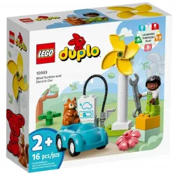 10985 - LEGO DUPLO - Turbina wiatrowa i samochód elektryczny