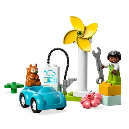 10985 - LEGO DUPLO - Turbina wiatrowa i samochód elektryczny