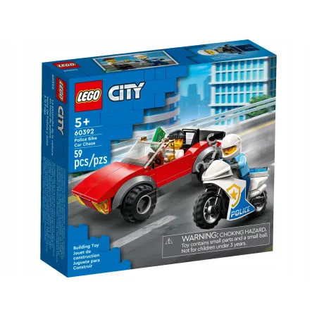 60392 - LEGO City - Motocykl policyjny - pościg za samochodem