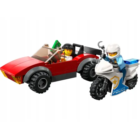 60392 - LEGO City - Motocykl policyjny - pościg za samochodem