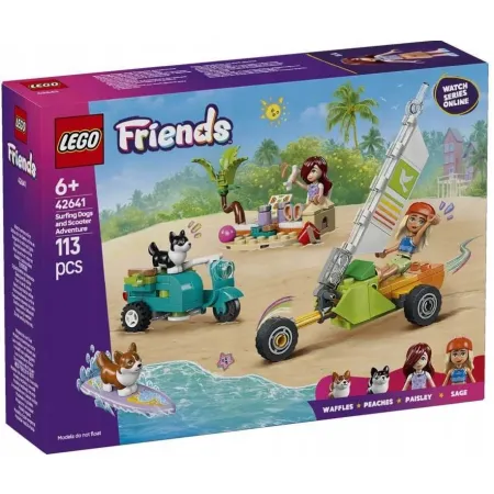 42641 - LEGO Friends - Przygoda z surfującymi psami i skuterem