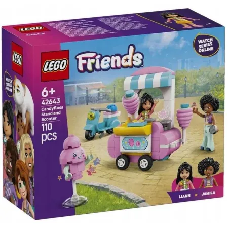 42643 - LEGO Friends - Stoisko z watą cukrową i skuter