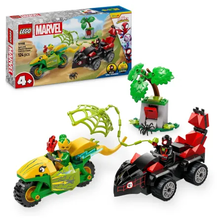 11198 - LEGO Super Heroes - Pościg Spina za Electro w dinopojeździe