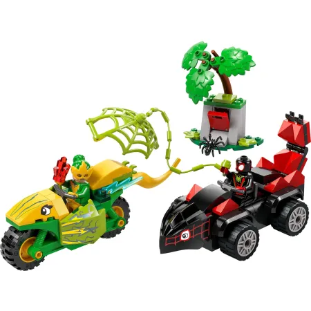 11198 - LEGO Super Heroes - Pościg Spina za Electro w dinopojeździe