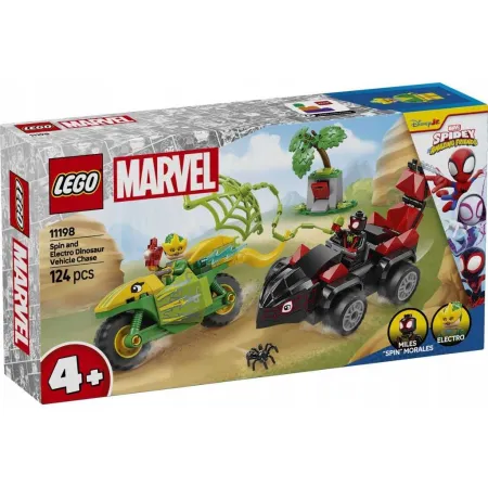 11198 - LEGO Super Heroes - Pościg Spina za Electro w dinopojeździe
