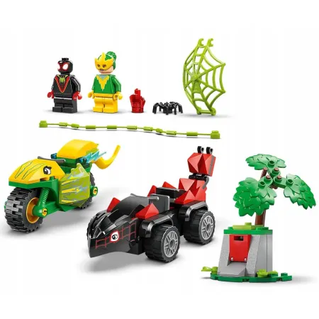 11198 - LEGO Super Heroes - Pościg Spina za Electro w dinopojeździe