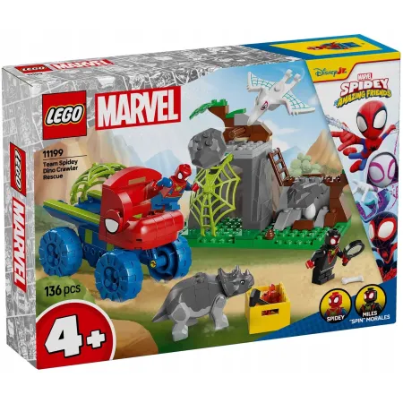 11199 - LEGO Super Heroes - Misja ratunkowa zespołu Spidey'ego w dinoterenó