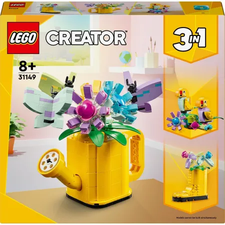 LEGO 31149 CREATOR Kwiaty w konewce 3w zestaw do tworzenia pięknych kwiatów