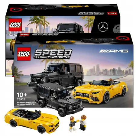 LEGO SPEED CHAMPIONS 76924 MERCEDES AMG G 63 I MERCEDES AMG SL 63 Prezent