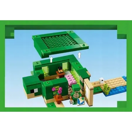 21254 - LEGO Minecraft - Domek na plaży żółwi