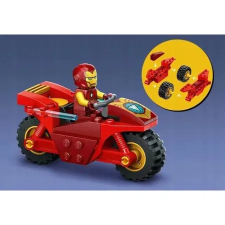 76287 - LEGO Super Heroes - Iron Man z motocyklem i Hulk