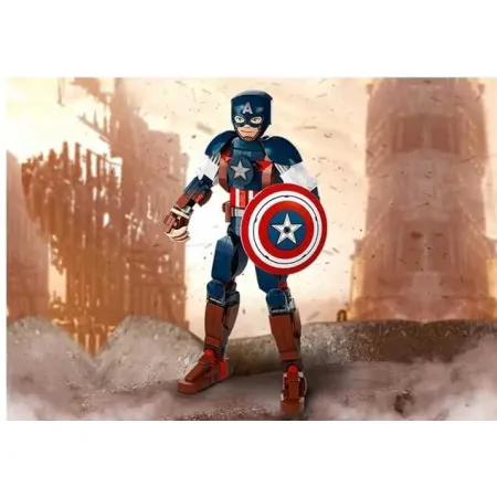 76258 - LEGO Super Heroes - Figurka Kapitana Ameryki do zbudowania