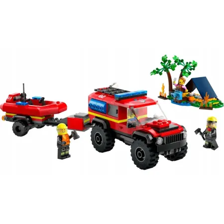 60412 - LEGO City - Terenowy wóz strażacki z łodzią ratunkową