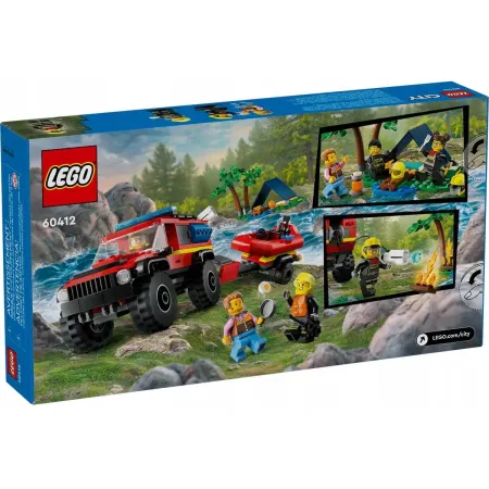 60412 - LEGO City - Terenowy wóz strażacki z łodzią ratunkową