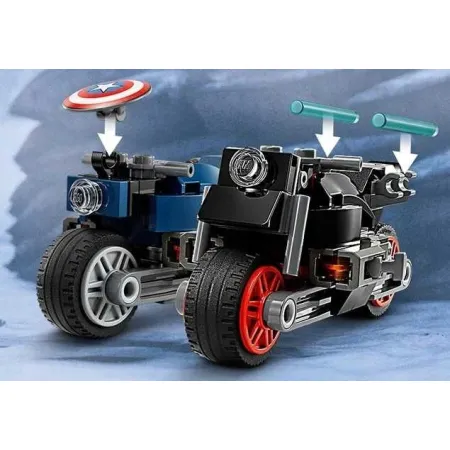 76260 - LEGO Super Heroes - Motocykle Czarnej Wdowy i Kapitana Ameryki