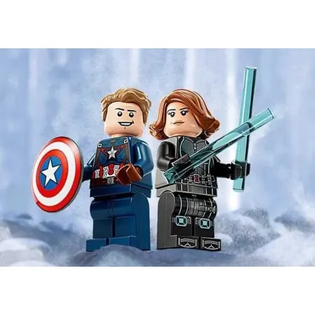 76260 - LEGO Super Heroes - Motocykle Czarnej Wdowy i Kapitana Ameryki