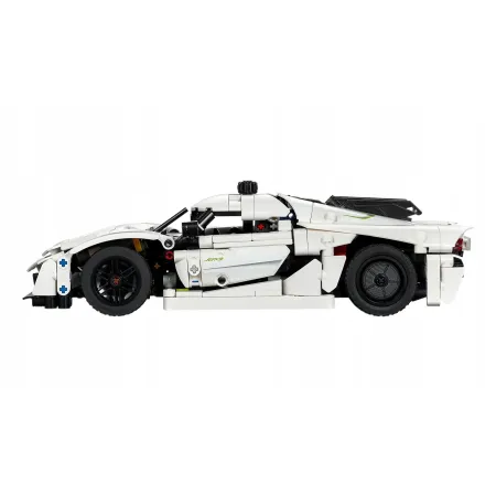 LEGO Technic 42184 Biały hipersamochód Koenigsegg Jesko Absolut