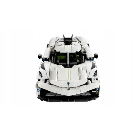 LEGO Technic 42184 Biały hipersamochód Koenigsegg Jesko Absolut