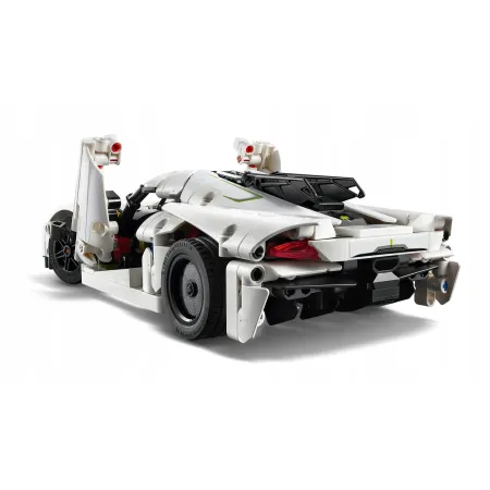 LEGO Technic 42184 Biały hipersamochód Koenigsegg Jesko Absolut