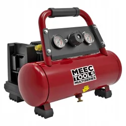 Akumulatorowy kompresor Meec Tools 4L quick release,gumowe nóżki, 45 l/min