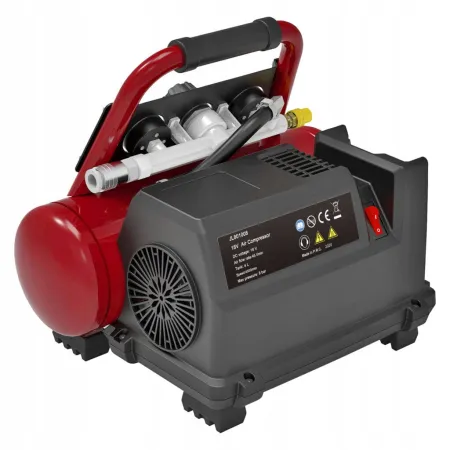Akumulatorowy kompresor Meec Tools 4L quick release,gumowe nóżki, 45 l/min