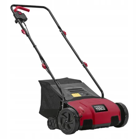 Meec Tools Wertykulator i aerator 2w1 | 30L zbiornik | Regulacja wysokości
