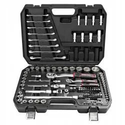 Profesjonalny Zestaw Kluczy Nasadowych 127 el. Meec Tools – Walizka