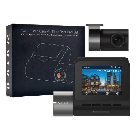 Kamera samochodowa 70mai A500S Pro Plus + tylna kamera RC06 GPS Preznet