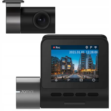 Kamera samochodowa 70mai A500S Pro Plus + tylna kamera RC06 GPS Preznet