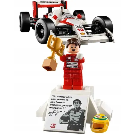 LEGO ICONS 10330 McLaren MP4/4 i Ayrton Senna Dla fana Królowej motosportu