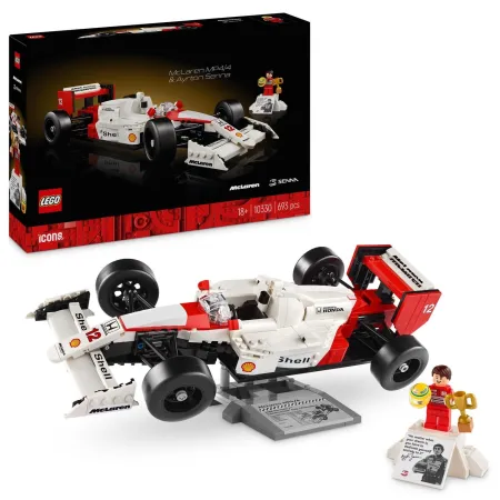LEGO ICONS 10330 McLaren MP4/4 i Ayrton Senna Dla fana Królowej motosportu