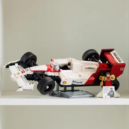 LEGO ICONS 10330 McLaren MP4/4 i Ayrton Senna Dla fana Królowej motosportu