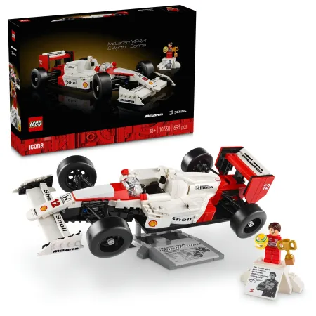 LEGO ICONS 10330 McLaren MP4/4 i Ayrton Senna Dla fana Królowej motosportu