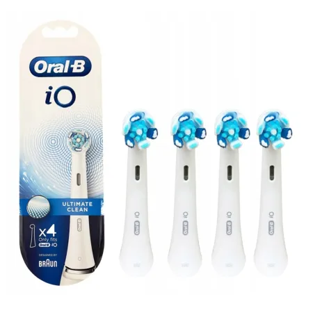 Oral-B iO Ultimate Clean – zestaw 4 końcówek do szczoteczki elektrycznej