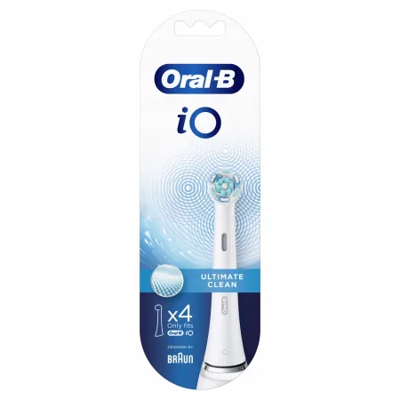 Oral-B iO Ultimate Clean – zestaw 4 końcówek do szczoteczki elektrycznej