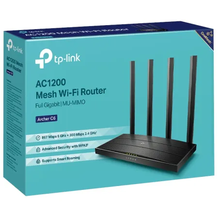 Router TP-LINK Archer C6 V4 Stabilna i szybka sieć w Twoim domu 5 GHz