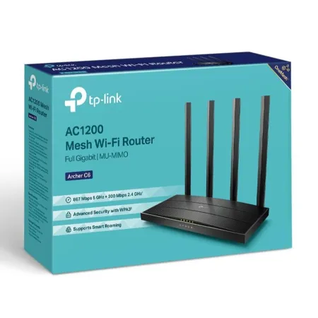 Router TP-LINK Archer C6 V4 Stabilna i szybka sieć w Twoim domu 5 GHz