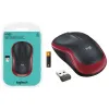 Myszka bezprzewodowa Logitech M185 Niezawodność i komfort Kolor czerwony